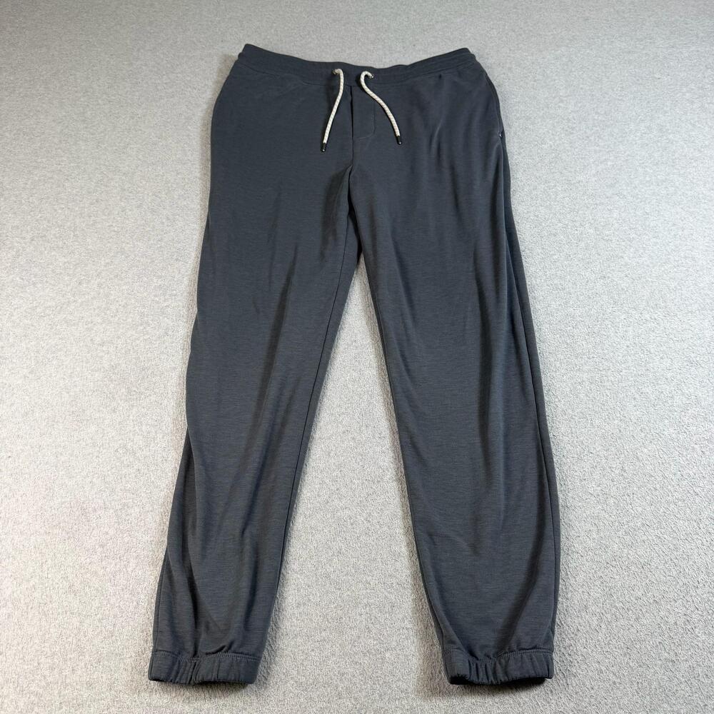 Vuori Pants Mens Medium Gray Jogger Elastic Waist Pockets Loungewear Athletic